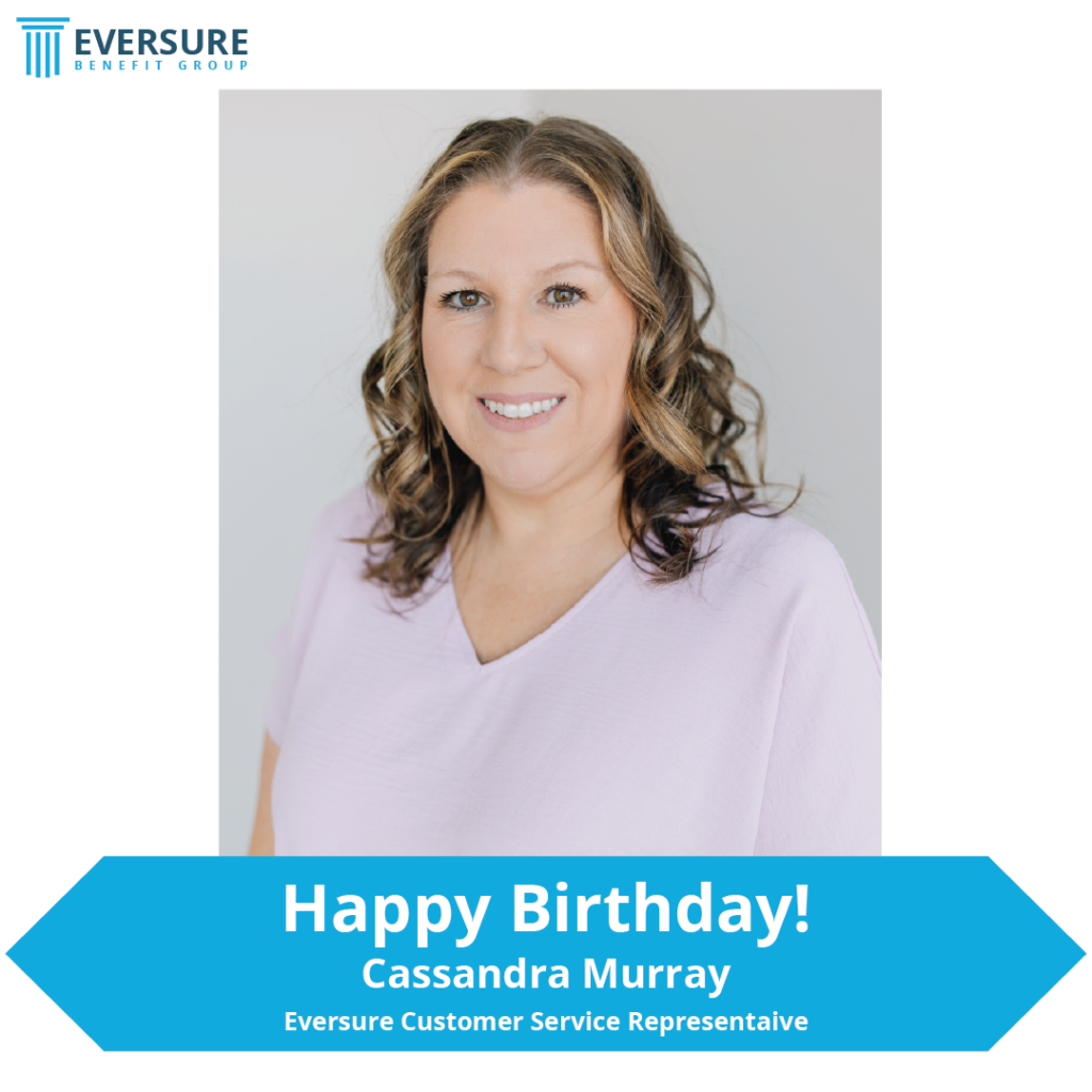 Graphic that says "Happy birthday Cassandra" with her picture