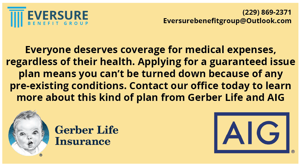 Guaranteed Issue from AIG and Gerber Life