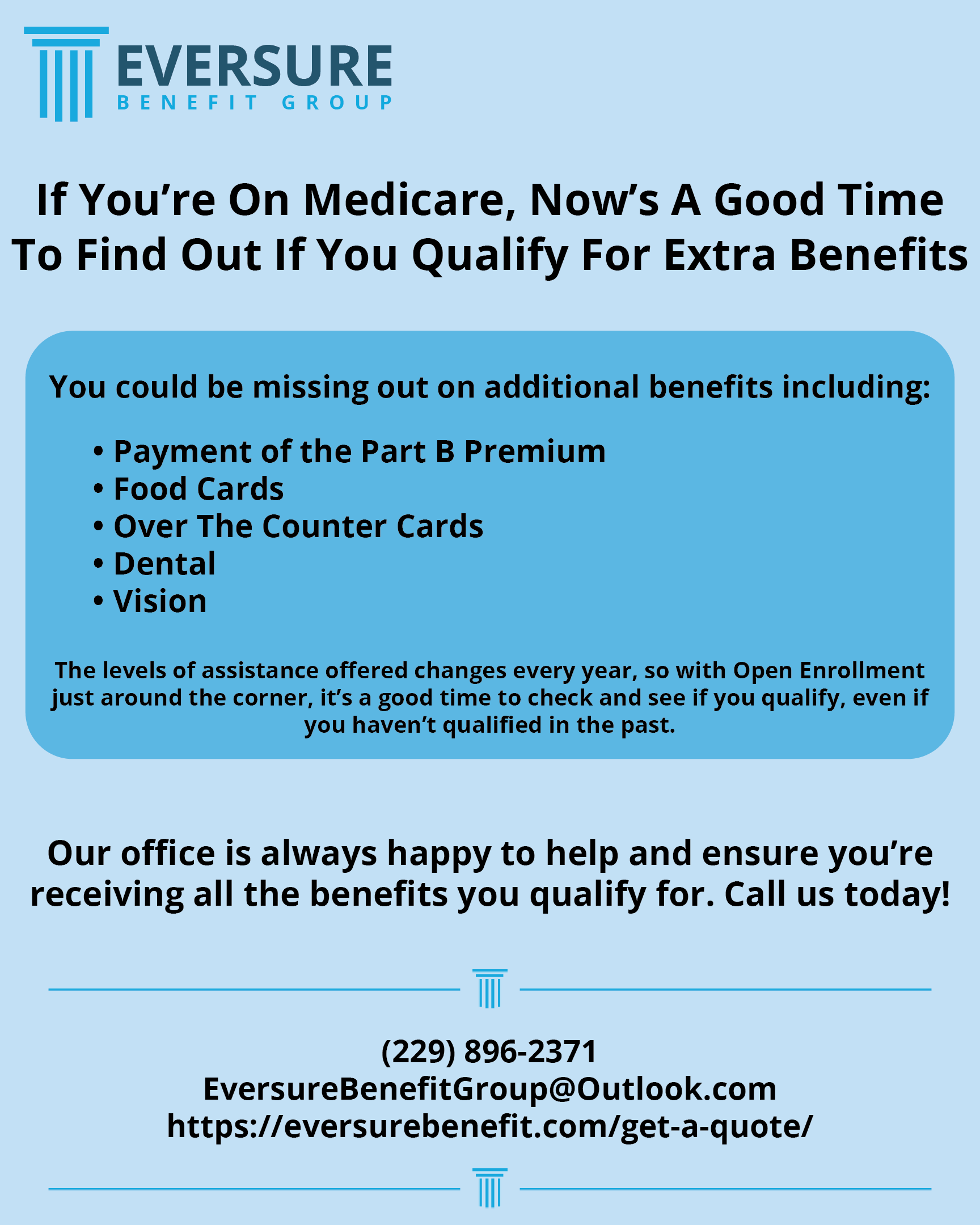 If You’re On Medicare, Now’s The Time To See If You Qualify For Additional Benefits